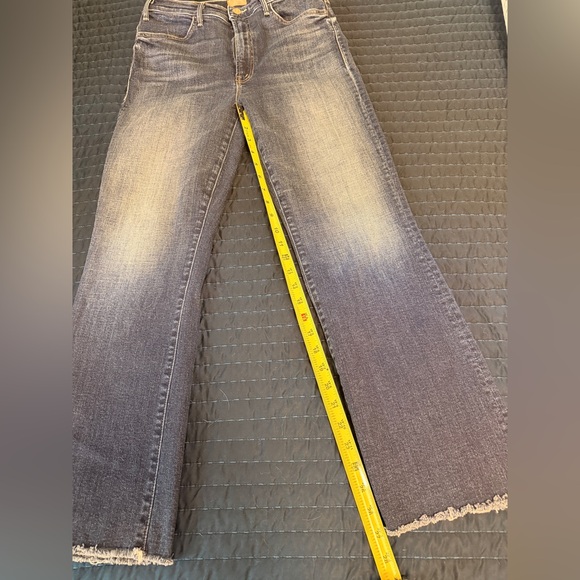 MOTHER Hustler Ankle Fray jeans in Dark Blue (Lust For Life) - Picture 5 of 5